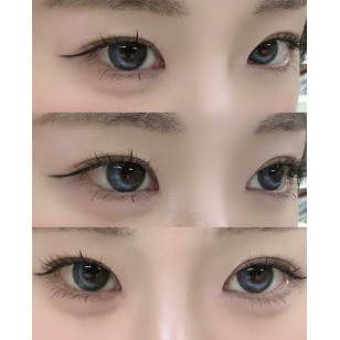 【散光】Lenbling Eye Only 1 Month Crystal Tear Blue 每月抛棄散光彩妝隱形眼鏡